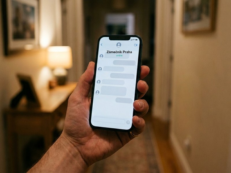 WhatsApp potvrzení příjezdu zámečníka Praha nonstop